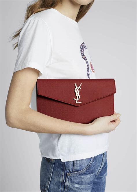 ysl clutch uptown pouch|yves saint laurent uptown clutch.